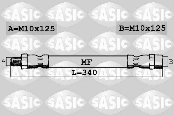 Sasic SBH6352 - Flexible de frein cwaw.fr