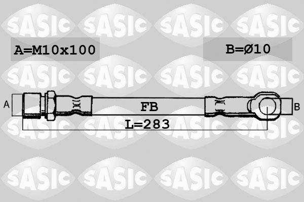 Sasic SBH6308 - Flexible de frein cwaw.fr