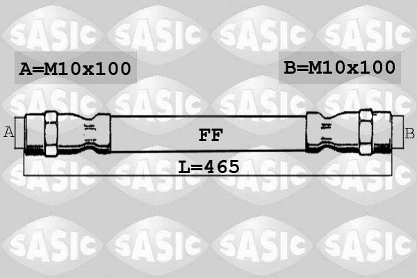 Sasic SBH6389 - Flexible de frein cwaw.fr