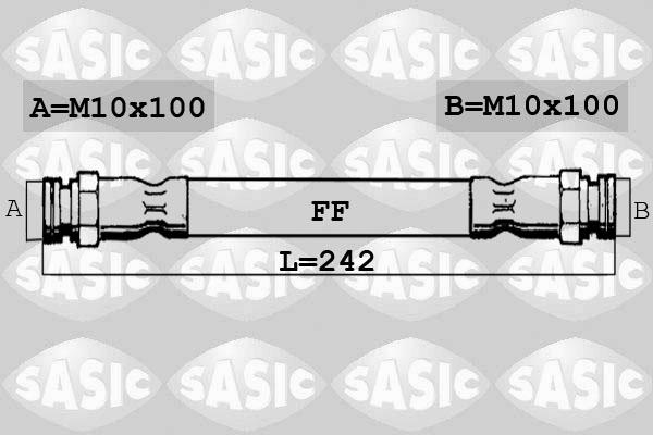 Sasic SBH6292 - Flexible de frein cwaw.fr