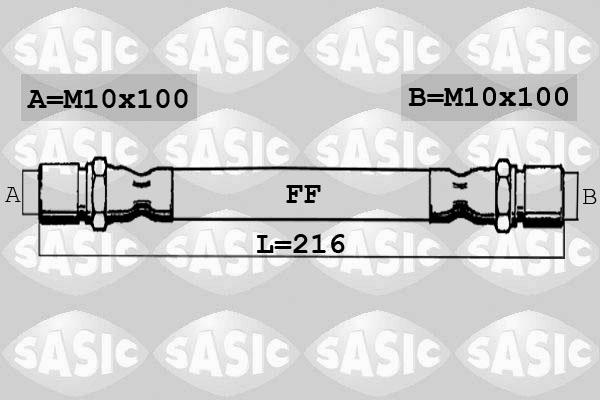 Sasic SBH0135 - Flexible de frein cwaw.fr