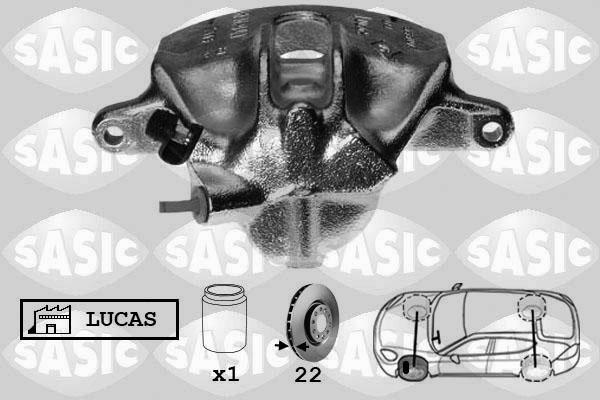 Sasic SCA4040 - Étrier de frein cwaw.fr