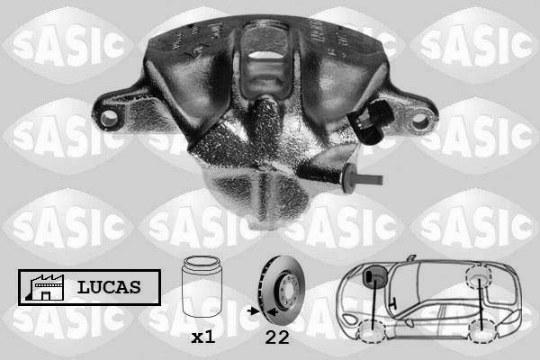 Sasic SCA4041 - Étrier de frein cwaw.fr