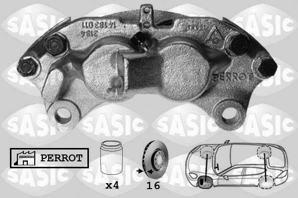 Sasic SCA6580 - Étrier de frein cwaw.fr