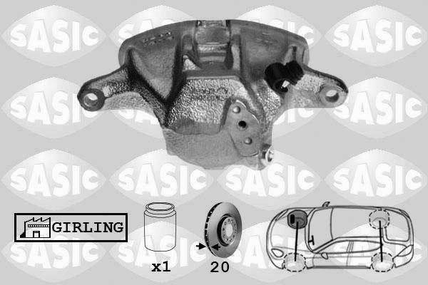 Sasic SCA6017 - Étrier de frein cwaw.fr