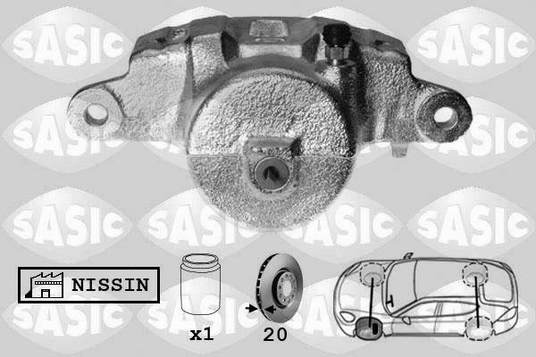 Sasic SCA6082 - Étrier de frein cwaw.fr