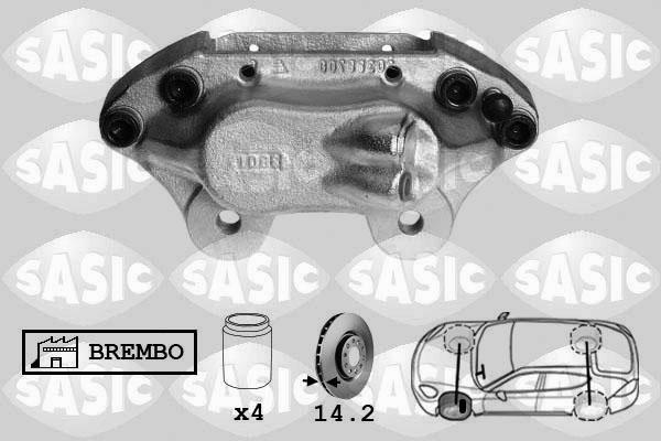 Sasic SCA6070 - Étrier de frein cwaw.fr