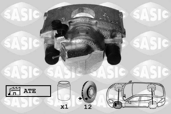 Sasic SCA6124 - Étrier de frein cwaw.fr