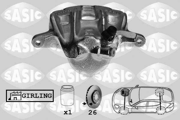 Sasic SCA0077 - Étrier de frein cwaw.fr