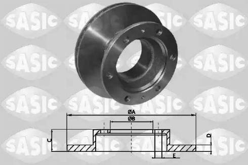 Sasic T616003 - Disque de frein cwaw.fr