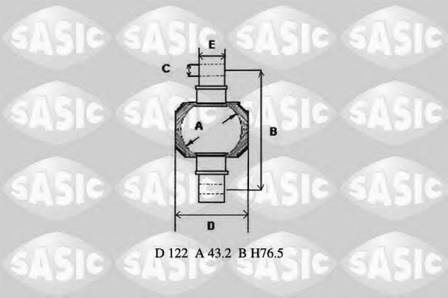 Sasic T774002 - Kit de remise en état, bras de liaison cwaw.fr