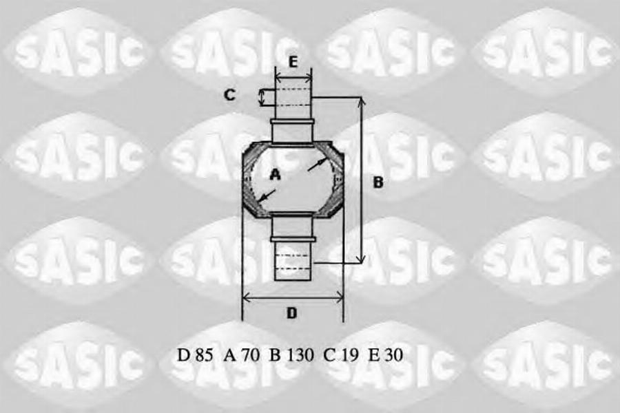 Sasic T771006 - Kit de remise en état, bras de liaison cwaw.fr