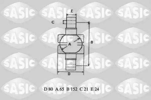 Sasic T773019 - Kit de remise en état, bras de liaison cwaw.fr