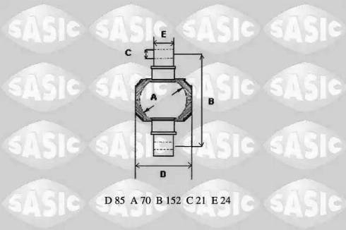 Sasic T773012 - Kit de remise en état, bras de liaison cwaw.fr