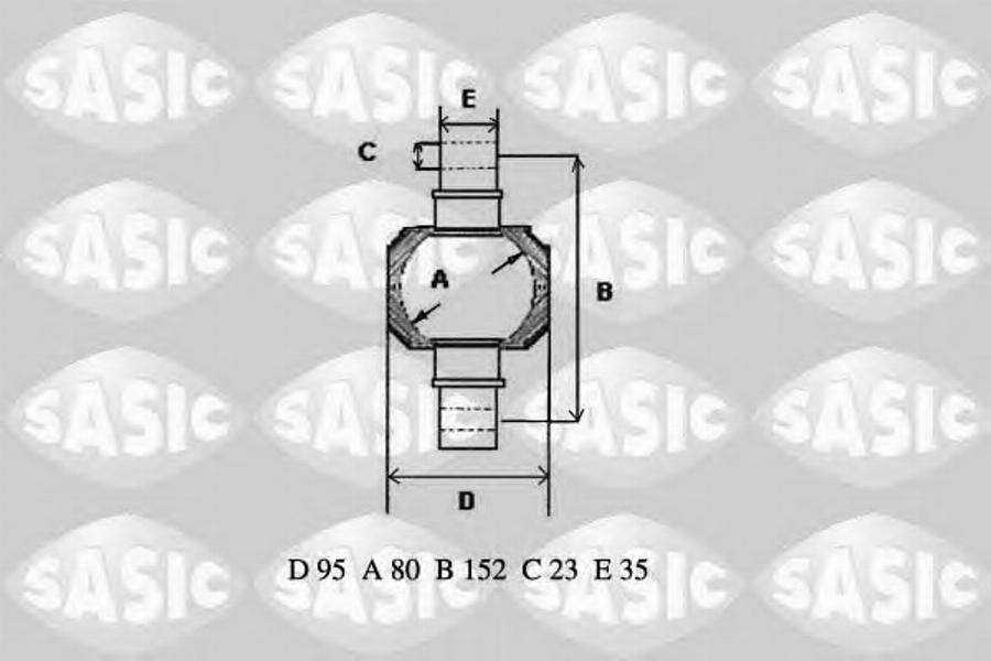 Sasic T772010 - Kit de remise en état, bras de liaison cwaw.fr