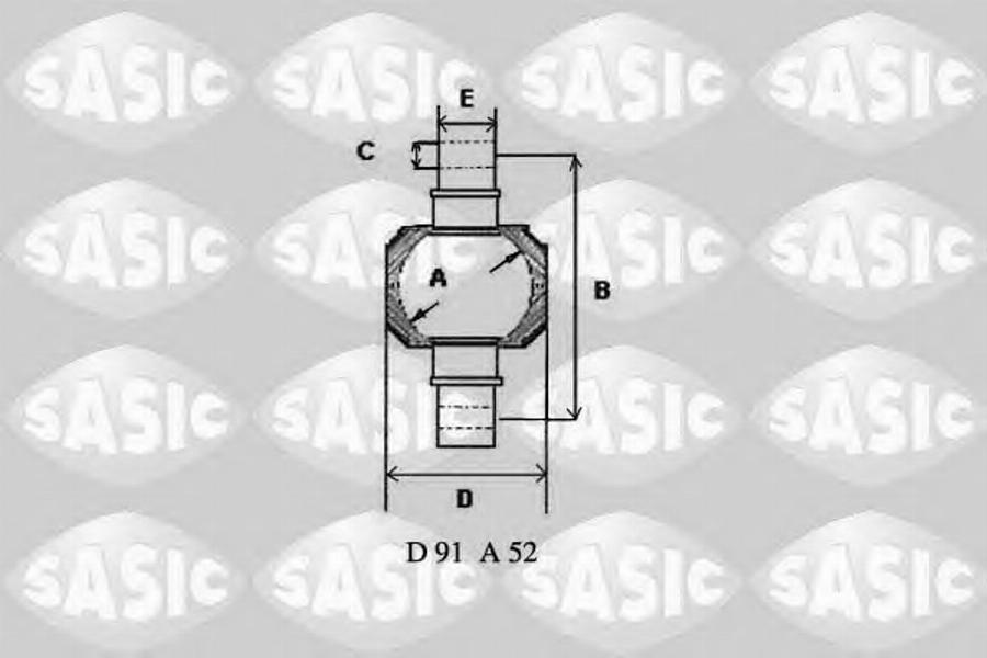 Sasic T772013 - Kit de remise en état, bras de liaison cwaw.fr