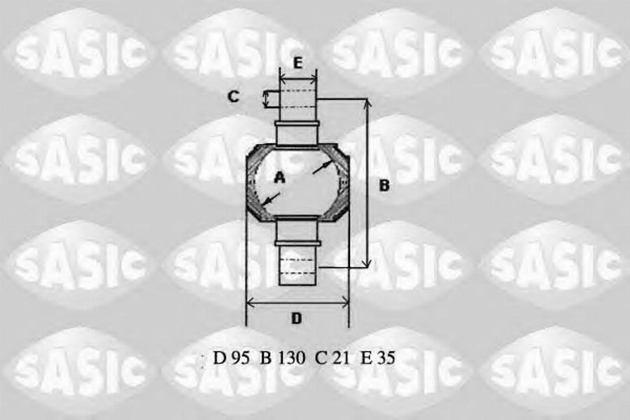 Sasic T772017 - Kit de remise en état, bras de liaison cwaw.fr