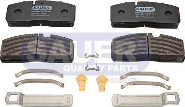 SAUER S0572934010 - Kit de plaquettes de frein, frein à disque cwaw.fr