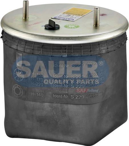 SAUER S2294022100 - Ressort pneumatique, suspension pneumatique cwaw.fr