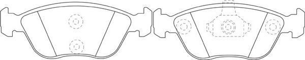 SB BP45020 - Kit de plaquettes de frein, frein à disque cwaw.fr