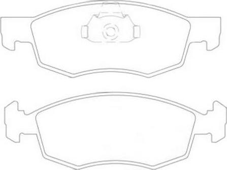 SB BP41131 - Kit de plaquettes de frein, frein à disque cwaw.fr