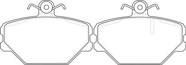 SB BP41251 - Kit de plaquettes de frein, frein à disque cwaw.fr