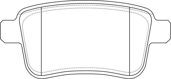 SB BP43533 - Kit de plaquettes de frein, frein à disque cwaw.fr