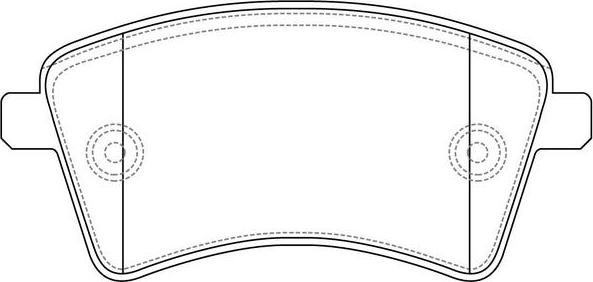 SB BP43532 - Kit de plaquettes de frein, frein à disque cwaw.fr