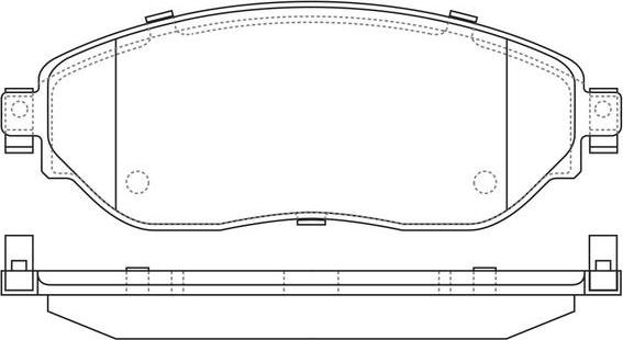 SB BP43003 - Kit de plaquettes de frein, frein à disque cwaw.fr