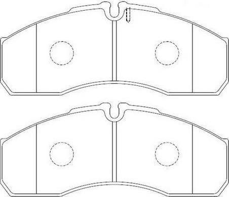 SB BP43072W - Kit de plaquettes de frein, frein à disque cwaw.fr