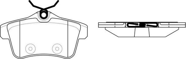 SB BP42473 - Kit de plaquettes de frein, frein à disque cwaw.fr