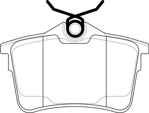 SB BP42472 - Kit de plaquettes de frein, frein à disque cwaw.fr