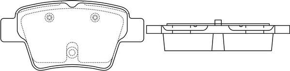 SB BP42069 - Kit de plaquettes de frein, frein à disque cwaw.fr