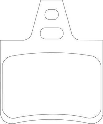 SB BP42264 - Kit de plaquettes de frein, frein à disque cwaw.fr