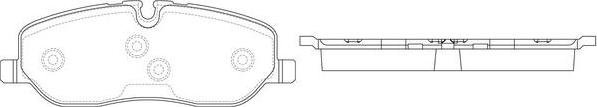 SB BP47484 - Kit de plaquettes de frein, frein à disque cwaw.fr