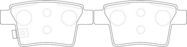 SB BP51501 - Kit de plaquettes de frein, frein à disque cwaw.fr