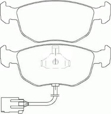 SB BP51171W - Kit de plaquettes de frein, frein à disque cwaw.fr