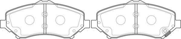 SB BP53496 - Kit de plaquettes de frein, frein à disque cwaw.fr