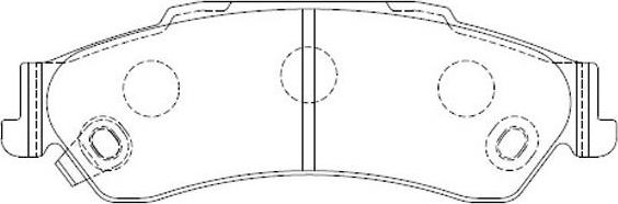 SB BP52414 - Kit de plaquettes de frein, frein à disque cwaw.fr