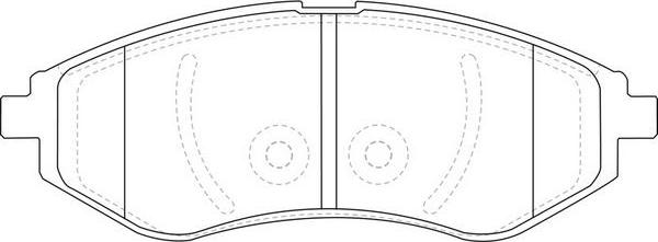 SB BP10370 - Kit de plaquettes de frein, frein à disque cwaw.fr