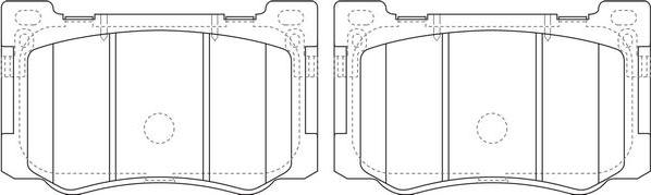 SB BP11006 - Kit de plaquettes de frein, frein à disque cwaw.fr