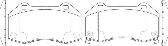 SB BP34005 - Kit de plaquettes de frein, frein à disque cwaw.fr