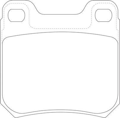 SB BP34024 - Kit de plaquettes de frein, frein à disque cwaw.fr