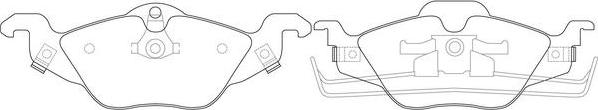 SB BP34189 - Kit de plaquettes de frein, frein à disque cwaw.fr