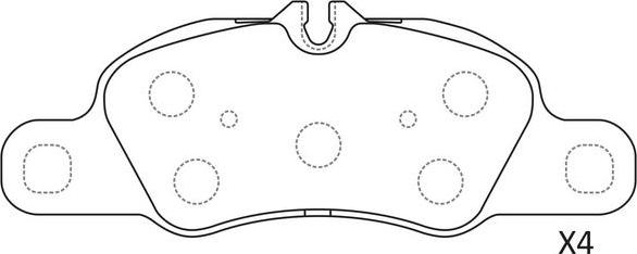 SB BP35007 - Kit de plaquettes de frein, frein à disque cwaw.fr