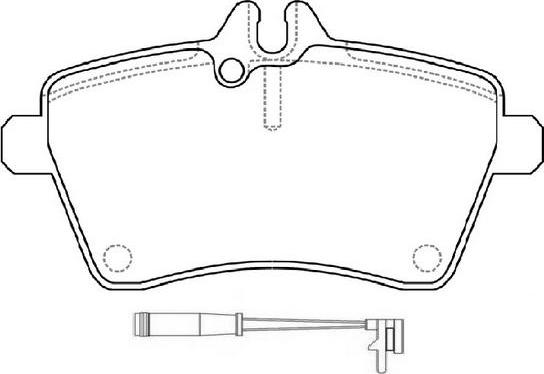 SB BP31489W - Kit de plaquettes de frein, frein à disque cwaw.fr