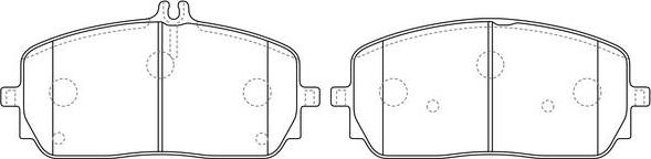 SB BP31048 - Kit de plaquettes de frein, frein à disque cwaw.fr