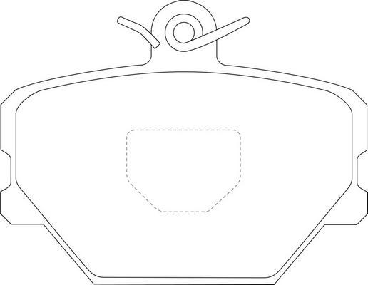 SB BP31139 - Kit de plaquettes de frein, frein à disque cwaw.fr