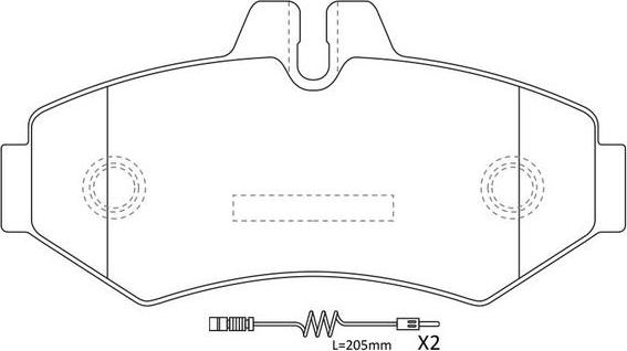 SB BP31135W - Kit de plaquettes de frein, frein à disque cwaw.fr