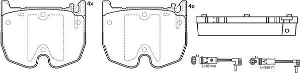 SB BP31341W - Kit de plaquettes de frein, frein à disque cwaw.fr